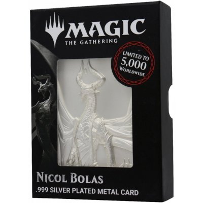 FaNaTtiK Magic the Gathering Limited Edition Silver Plated Nicol Bolas Metal Collectible – Zboží Mobilmania
