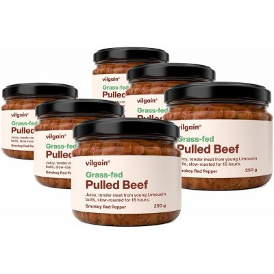 Vilgain Trhané hovězí Uzená paprika 6 x 250 g – Hledejceny.cz