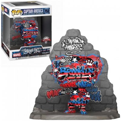 Funko Pop! Marvel Captain America Graffiti Street Art CollectionMarvel 752 – Zboží Mobilmania