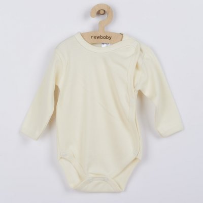 Kojenecké body celorozepínací New Baby Classic béžové – Zboží Mobilmania