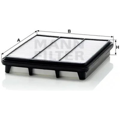 MANN FILTER Vzduchový filtr C 2743 – Hledejceny.cz
