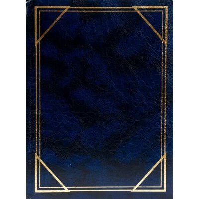 Fotoalbum 10x15 pro 300 fotek Vinyl modré 2UP – Zboží Živě