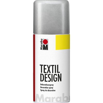 Marabu textil design barva na textil ve spreji 150 ml stříbrná 782 – Hledejceny.cz