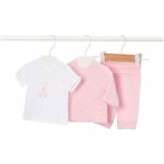 Mayoral dívčí set 3ks tričko KR mikina tepláky bílá růžová – Zboží Dáma