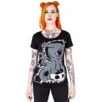 tričko dámské CUPCAKE CULT UNICORN SPLATTER BLACK POI1412 – Zboží Dáma