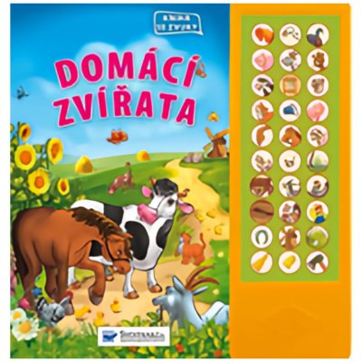 Domácí zvířata – kniha se zvuky – Zbozi.Blesk.cz