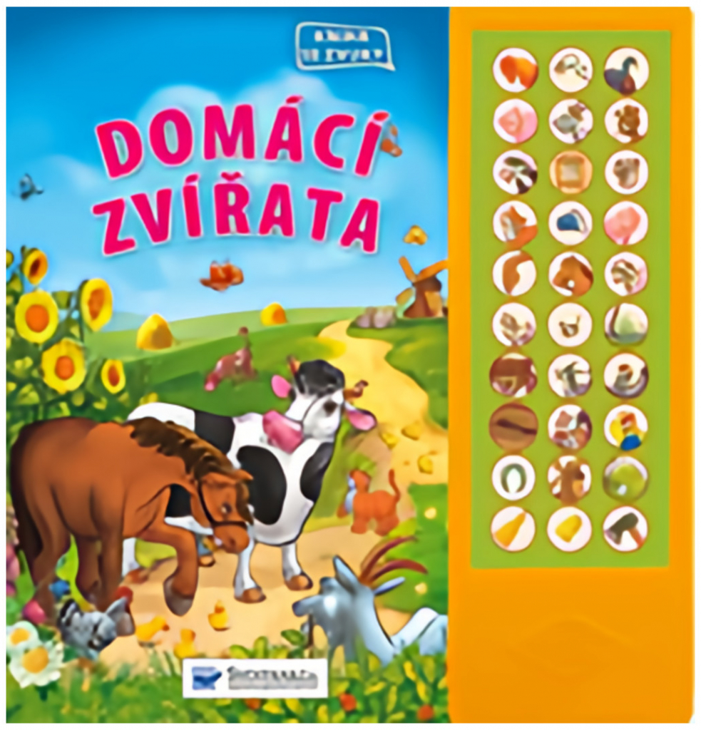 Domácí zvířata – kniha se zvuky