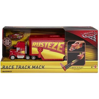 MATTEL Disney Cars 3 Kamion Mack závodní dráha s McQueenem