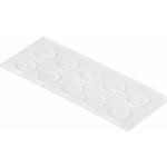 Walteco tlumič nárazu Ø 8x16mm samolepící transparentní 10 ks – Zboží Mobilmania