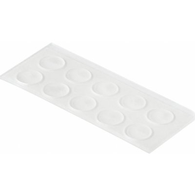Walteco tlumič nárazu Ø 8x16mm samolepící transparentní 10 ks – Zboží Mobilmania