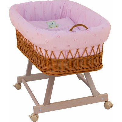 Scarlett Košík pro miminko Méďa růžová – Zboží Mobilmania