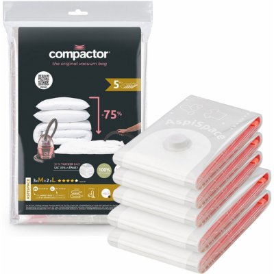 Compactor Aspispace 3x M 70 l 2x L 120 l 5 ks – Zbozi.Blesk.cz