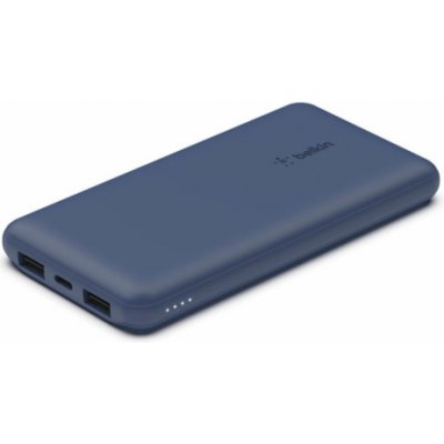 Belkin Powerbank 10.000mAh blue 15W+USB-A/C Kab. 15cm BPB011BTBL – Zboží Mobilmania