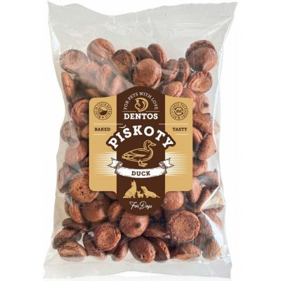 Dafíko Dentos piškoty s kachním masem 300 g – Sleviste.cz