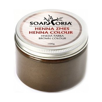 Soaphoria Henna hnědá barva na vlasy 100 g