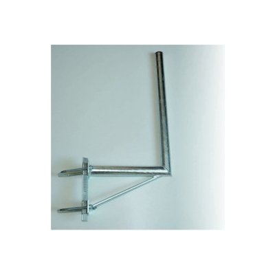 Držák 35/60cm s dvojitým uchycením na stožár – žárový zinek WFmetal, s.r.o. K3560V2Z – Hledejceny.cz