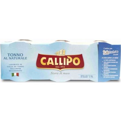 Callipo Tonno Naturale 3 x 70 g – Sleviste.cz