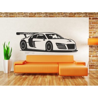 dekorace-steny.cz 212 - Samolepky na zeď - Audi R8 - 40 x 120 cm