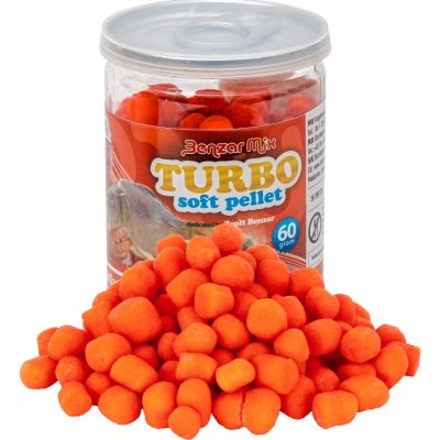 Benzar Mix pelety Turbo Soft Pellet Long Life 60 g Med Fluo žlutá – Zboží Mobilmania