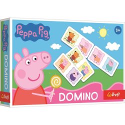 Trefl Domino papírové Prasátko Peppa/Peppa Pig 21 kartiček