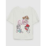 Baby tričko Gap & Tlapková patrola bílá – Zboží Dáma