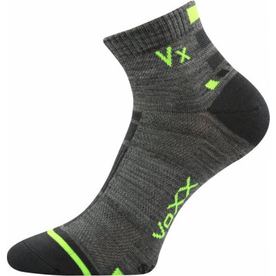 Voxx Mayor silproX pánské sportovní ponožky 3 páry světle šedá – Zboží Mobilmania