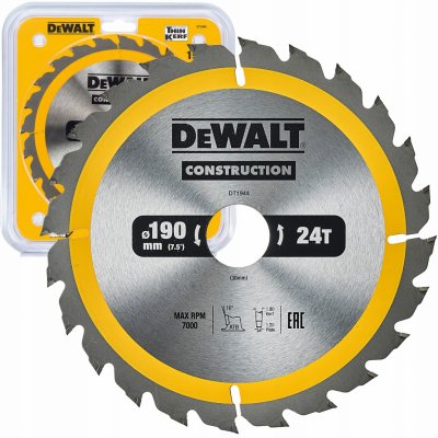 DeWALT Pilový kotouč 190x30mm 24z DT1944 – Zbozi.Blesk.cz