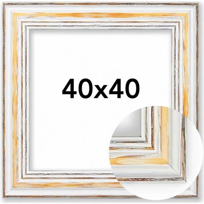 Fotorámeček Vermont Rozměr: 40 x 40 cm, Barva: Vintage, Typ zasklení: Plexi – Hledejceny.cz