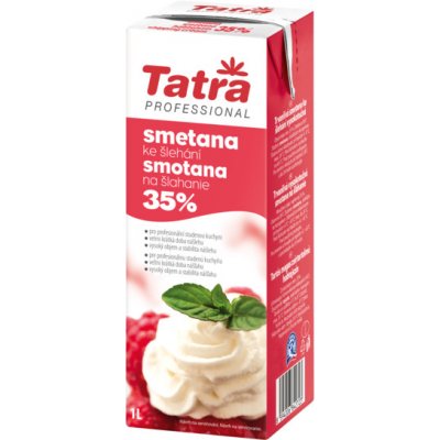 Živočišná šlehačka Tatra 35% (1 l) 6555 dortis - dortis – Zbozi.Blesk.cz