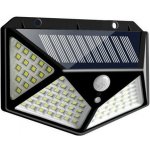 Venkovní solární nástěnné světlo 100LED detektor pohybu – Zboží Mobilmania