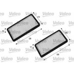 Filtr, vzduch v interiéru VALEO 698856