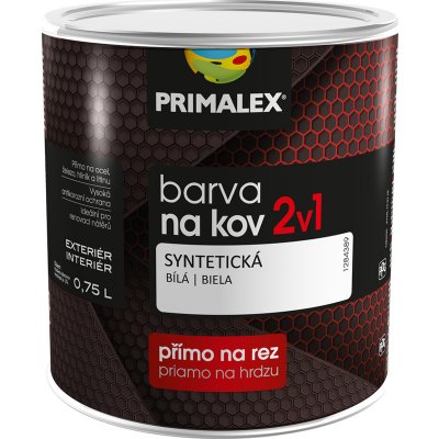 Primalex 2v1 na kov červenohnědá 0,75 L – Zbozi.Blesk.cz