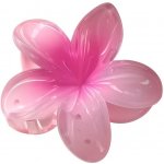 Skřipec do vlasů - růžová květina – Zboží Dáma