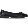 Dětské baleríny a espadrilky Miso Cleated Ballet Jn43 black/patent