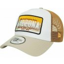 New Era 9FORTY AFrame Trucker Licence Plate Arizona Stone / White