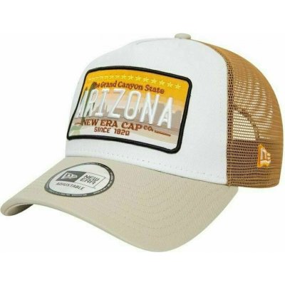 New Era 9FORTY AFrame Trucker Licence Plate Arizona Stone / White – Zbozi.Blesk.cz