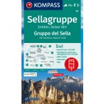 Sellagruppe, Gruppo di Sella, Gröden, Val Gardena, Seiser Alm, Alpe di Siusi (Kompass - 59) - turistická mapa – Zbozi.Blesk.cz