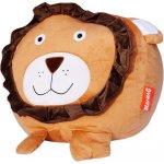 BeanBag Lev Alex oranžová / hnědá – Sleviste.cz