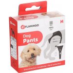 Flamingo Hárací kalhotky pro psy černá 32-39 cm 4 ks vložky – Sleviste.cz