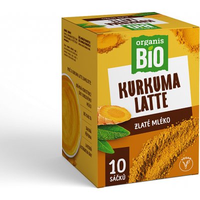 Cosmix Organis Kurkuma latte 10 x 28 g – Zbozi.Blesk.cz