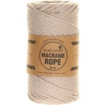 Maccaroni Rope 4 mm světle béžová 302_01 – Zboží Dáma