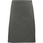 Premier Zástěra Colours PR 151 do pasu krátká COT39015167099-dark grey Šedá tmavá – Hledejceny.cz