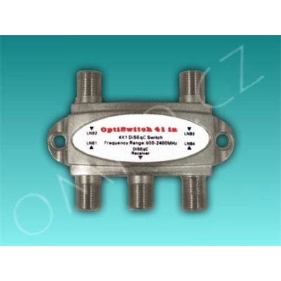 Přepínač DiSEqC 4/1 Opticum, vnitřní provedení – Zboží Živě