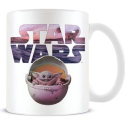 CurePink Keramický hrnek Star Wars|Hvězdné války: TV Seriál The Mandalorian Cradle MG26387 315 ml