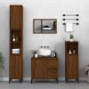 Koupelnový nábytek Nábytek XL Koupelnová skříňka hnědý dub 30 x 30 x 100 cm kompozitní dřevo