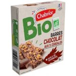 Chabrior Bio cereální tyčinky s čokoládou 6 x 23 g