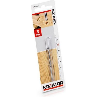 KREATOR Vrták do dřeva 3x60 mm KRT010601 – Zboží Mobilmania