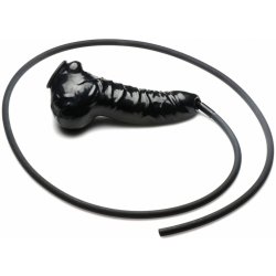 Master Series Guzzler Realistic Penis Sheath with Tube Black