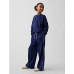 GAP Dětské tepláky Wide-Leg Heavyweight Tmavě modrá – Zboží Mobilmania