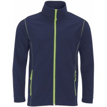 SOĽS NOVA MEN fleece mikina SL00586 Navy / Apple green